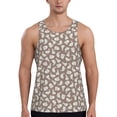 thumbnail image 1 of Fotbe Cute Rabbit Pattern Men's Quick Dry Workout Tank Top Gym Muscle Tee Fitness Bodybuilding Sleeveless T Shirt Breathable Workout Shirt-, 1 of 9