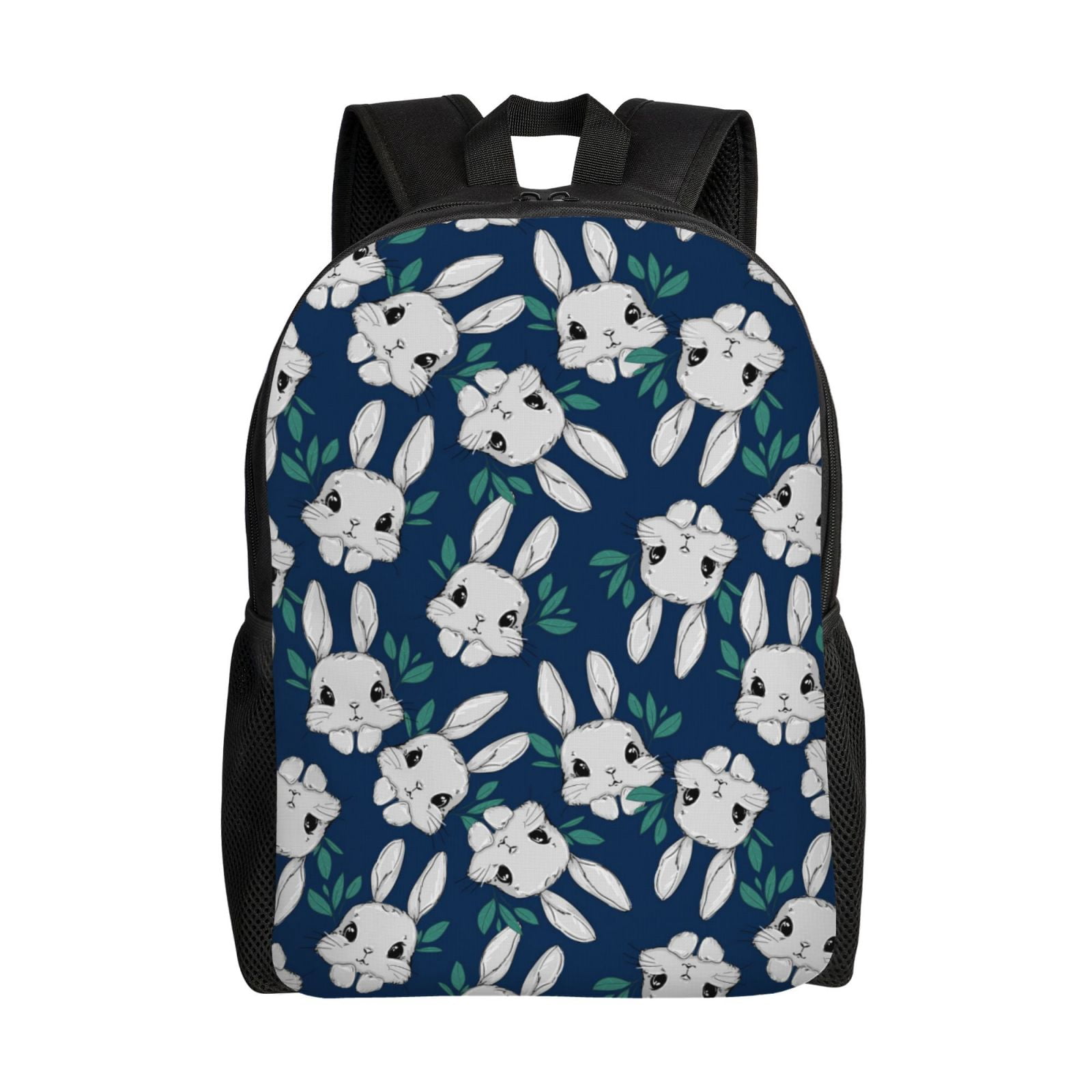 Cute Horse With Flowers Laptop Backpack | 14-Inch, Water Resistant Daypack For School & Travel - View #4
