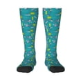 thumbnail image 1 of Fotbe Cute Shark Turtle print Women's Men's Novelty Crew Socks Cotton Socks Knee High Socks for Walking,Running,Nurses,Pregnancy, 1 of 9