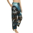 thumbnail image 1 of Fotbe Cute Skeletons Figurines Women's Pajama Pants,Sleepwear Pants,Pj Bottoms Drawstring And Pockets-Small, 1 of 7