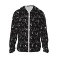 thumbnail image 1 of Fotbe Cute Skull Men's Women's UPF 50+ Sun Protection Jacket Hooded Cooling Shirt with Pockets Hiking Outdoor Performance-Medium, 1 of 9