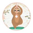 thumbnail image 1 of Fotbe Cute Sloth In Yoga Pose Tree Pattern Christmas Tree Skirt, Tree Skirts Plush Christmas Decorations, Christmas Tree Skirts Xmas Decorations Holiday Party Decor-48", 1 of 6