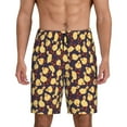 thumbnail image 1 of Fotbe Cute Small Farm Birds Pajama Shorts for Men, Men's Pajama Bottoms, Sleepwear,Short Pajama Pants-Large, 1 of 9