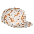 thumbnail image 1 of Fotbe Cute Squirrel Fall Flat Bill Visor Cap Classic Snapback Hat Polyester Foam Trucker Hat Trucker Cap Adjustable Baseball Cap, 1 of 9