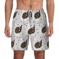 thumbnail image 1 of Fotbe Cute Swan Men’s Swim Trunks Quick Dry Swim Shorts Board Shorts with Mesh Lining-3X-Large, 1 of 9
