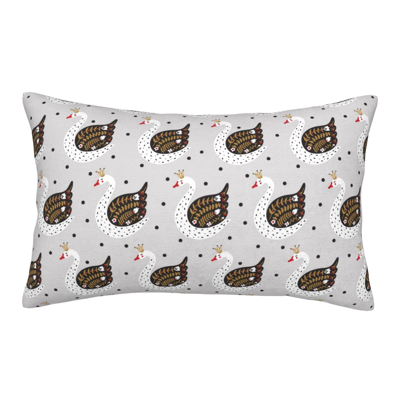 fotbe-cute-swan-pillow-cases-envelope-closure-luxury-extra-soft