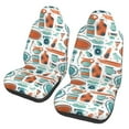 thumbnail image 1 of Fotbe Cute Tableware Pattern Automotive Seat Covers for Cars Trucks and SUVs – Car Seat Covers for Front Seats,Protective Seat Covers,Vehicle Seat Covers, Set of 2, 1 of 1