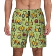 thumbnail image 1 of Fotbe Cute Tractor Men’s Swim Trunks Quick Dry Swim Shorts Board Shorts with Mesh Lining-Large, 1 of 9