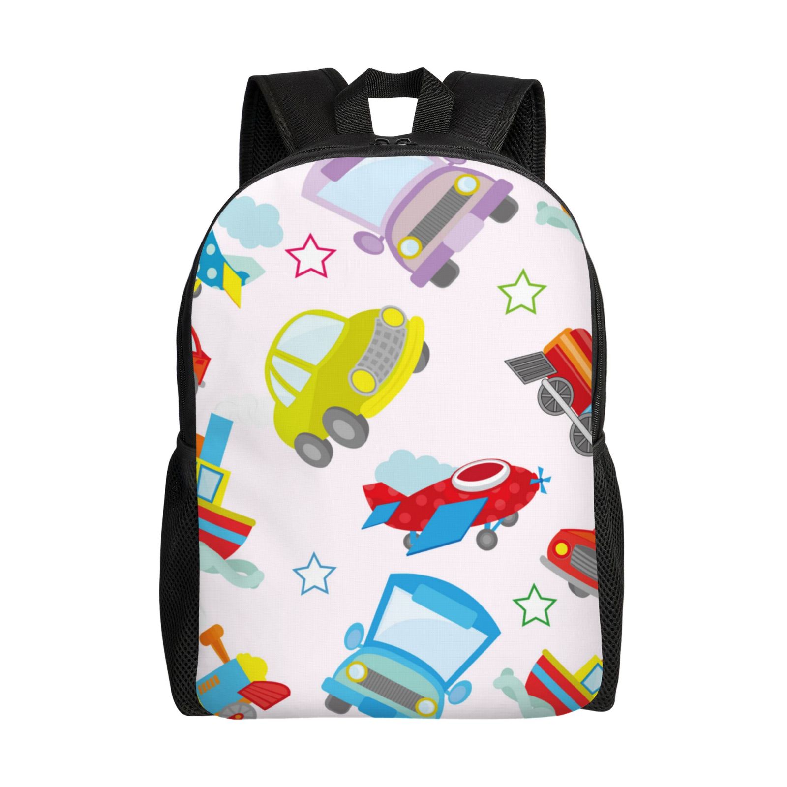 Cute Horse With Flowers Laptop Backpack | 14-Inch, Water Resistant Daypack For School & Travel - View #5
