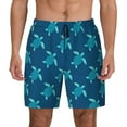 thumbnail image 1 of Fotbe Cute Turtle Men’s Swim Trunks Quick Dry Swim Shorts Board Shorts with Mesh Lining-Medium, 1 of 9