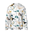 thumbnail image 1 of Fotbe Cute Whale Men's Women's UPF 50+ Sun Protection Jacket Hooded Cooling Shirt with Pockets Hiking Outdoor Performance-3X-Large, 1 of 8