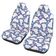 thumbnail image 1 of Fotbe Cute White Rabbit Pattern Automotive Seat Covers for Cars Trucks and SUVs – Car Seat Covers for Front Seats,Protective Seat Covers,Vehicle Seat Covers, Set of 2, 1 of 9