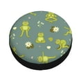 thumbnail image 1 of Fotbe Cute Yoga Frogs Spare Tire Cover Thickening Universal Fit for Jeep, Trailer, RV, SUV, Truck, Tough Tire Wheel Soft Cover-16 inch, 1 of 9