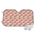 thumbnail image 1 of Fotbe Dachshund Couple Car Windshield Sunshade | Sun Visor Protector Front Window Shade, Keeps Out UV Rays, Keeps Your Vehicle Cool-Medium, 1 of 7