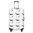 thumbnail image 1 of Fotbe Dachshund Dog Luggage Cover Protector,Suitcase Protector,Scratch and Dirt Resistant,Fits 18-32 Inch Luggage-X-Large, 1 of 9