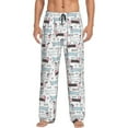 thumbnail image 1 of Fotbe Dachshund Dog Puppy Men's Pajama Pants,Sleepwear Pants,Pj Bottoms Drawstring And Pockets-Large, 1 of 7