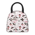 thumbnail image 1 of Fotbe Dachshund Dog Puppy Pattern Lunch Bag, Insulated Lunch Box, Small Leakproof Cooler Food Lunch Containers Reusable High Capacity Lunch Tote Bags for Work, Travel, Outdoor, 1 of 6