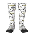 thumbnail image 1 of Fotbe Dachshund Dog Puppy print Women's Men's Novelty Crew Socks Cotton Socks Knee High Socks for Walking,Running,Nurses,Pregnancy, 1 of 9