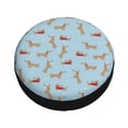 thumbnail image 1 of Fotbe Dachshund Dog Spare Tire Cover Thickening Universal Fit for Jeep, Trailer, RV, SUV, Truck, Tough Tire Wheel Soft Cover-15 inch, 1 of 8