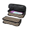 thumbnail image 1 of Fotbe Dachshund Dog Woof Pattern Pencil Case,Canvas Pen Case, Multi- Slot Pencil Pouch, Portable Pencil Bag, Pen Case for& Office, Makeup Bag ,Zipper Pouch, 1 of 6