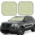 thumbnail image 1 of Fotbe Daisies Flowers 2-Piece Car Windshield Sun Shade | Sun Blocker for Car Windshield | Foldable Automotive Interior Accessories for Sun Protection-Large, 1 of 7
