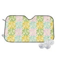 thumbnail image 1 of Fotbe Daisies Flowers Car Windshield Sunshade | Sun Visor Protector Front Window Shade, Keeps Out UV Rays, Keeps Your Vehicle Cool-Medium, 1 of 7