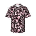thumbnail image 1 of Fotbe Daisies Flowers Hawaiian Shirt for Men Unisex Summer Beach Casual Short Sleeve Cotton Linen Button Down Shirts-Medium, 1 of 9