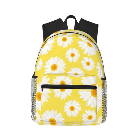 Fotbe Daisies Flowers Lightweight Casual Laptop Backpack for Men and Women, Daily use Waterproof backpack, Backpack for College