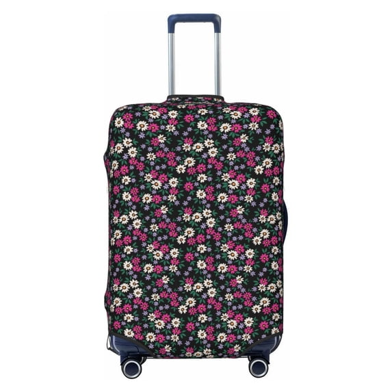 Fotbe Daisies Flowers Luggage Cover Protector,Suitcase Protector,Scratch and Dirt Resistant,Fits 18-32 Inch Luggage-Medium