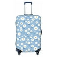 thumbnail image 1 of Fotbe Daisies Flowers Luggage Cover Protector,Suitcase Protector,Scratch and Dirt Resistant,Fits 18-32 Inch Luggage-Medium, 1 of 8