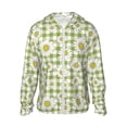 thumbnail image 1 of Fotbe Daisies Flowers Men's Women's UPF 50+ Sun Protection Jacket Hooded Cooling Shirt with Pockets Hiking Outdoor Performance-Small, 1 of 9