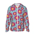 thumbnail image 1 of Fotbe Daisies Flowers Men's Women's UPF 50+ Sun Protection Jacket Hooded Cooling Shirt with Pockets Hiking Outdoor Performance-XX-Large, 1 of 9