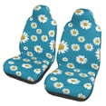 thumbnail image 1 of Fotbe Daisies Flowers Pattern Automotive Seat Covers for Cars Trucks and SUVs – Car Seat Covers for Front Seats,Protective Seat Covers,Vehicle Seat Covers, Set of 2, 1 of 9
