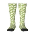 Fotbe Daisies Flowers print Women's Men's Novelty Crew Socks Cotton