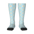 thumbnail image 1 of Fotbe Daisies Flowers print Women's Men's Novelty Crew Socks Cotton Socks Knee High Socks for Walking,Running,Nurses,Pregnancy, 1 of 9
