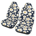 thumbnail image 1 of Fotbe Daisy Floral Pattern Automotive Seat Covers for Cars Trucks and SUVs – Car Seat Covers for Front Seats,Protective Seat Covers,Vehicle Seat Covers, Set of 2, 1 of 1