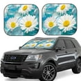 thumbnail image 1 of Fotbe Daisy Flowers 2-Piece Car Windshield Sun Shade | Sun Blocker for Car Windshield | Foldable Automotive Interior Accessories for Sun Protection-Medium, 1 of 7