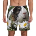 thumbnail image 1 of Fotbe Daisy Guinea Pig Men’s Swim Trunks Quick Dry Swim Shorts Board Shorts with Mesh Lining-XX-Large, 1 of 9