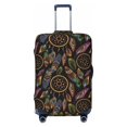 thumbnail image 1 of Fotbe Decorative Feathers Luggage Cover Protector,Suitcase Protector,Scratch and Dirt Resistant,Fits 18-32 Inch Luggage-Medium, 1 of 9