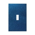 thumbnail image 1 of Fotbe Deep Blue Glitter Print Duplex Receptacle Wall Plate, 1-Gang 5.0" x3.0" Wall Outlet Covers, Dual Outlet Faceplates Covers, Color-matched Screws Included-Style T, 1 of 6