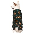 thumbnail image 1 of Fotbe Deers In The Forest Print Small Dog Sweater Hoodies Pet Grey Hooded Soft Fleece Sweatshirts with Pocket Fall Winter Puppy Cat Sweaters Warm Clothes-X-Small, 1 of 7