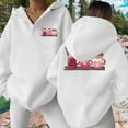 thumbnail image 1 of And Winter Fashionable Sweet Tube Printed Women's Hooded Sweatshirt Without Pockets Hoodie with Zip Clothes Women Long Fall Womens Hoodies Pullover Hoodies Female Plain Sweatshirt Womens Casual Hoodie, 1 of 4