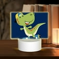 thumbnail image 1 of Fotbe Dino Playing Roller Skate Pattern Acrylic Night Light Gift with 3 Color ModesTouch-Sensitive LED Lamp Perfect Gift for Mother's Day, Birthday, or Christmas, 1 of 9