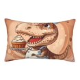 thumbnail image 1 of Fotbe Dinosaur Baking Delight Pillow Cases - Envelope Closure - Luxury, Extra Soft, Cooling Pillow Covers - Wrinkle, Fade, Stain Resistant-20"x30", 1 of 8