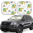 thumbnail image 1 of Fotbe Dinosaur on Excavator 2-Piece Car Windshield Sun Shade | Sun Blocker for Car Windshield | Foldable Automotive Interior Accessories for Sun Protection-Small, 1 of 7