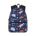 thumbnail image 1 of Fotbe Dinosaur Lightweight Casual Laptop Backpack for Men and Women, Daily use Waterproof backpack, Backpack for College, 1 of 8