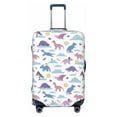 thumbnail image 1 of Fotbe Dinosaur Luggage Cover Protector,Suitcase Protector,Scratch and Dirt Resistant,Fits 18-32 Inch Luggage-X-Large, 1 of 9