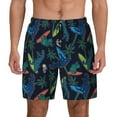 thumbnail image 1 of Fotbe Dinosaur Men’s Swim Trunks Quick Dry Swim Shorts Board Shorts with Mesh Lining-3X-Large, 1 of 9
