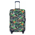 thumbnail image 1 of Fotbe Dinosaur Plays Soccer Luggage Cover Protector,Suitcase Protector,Scratch and Dirt Resistant,Fits 18-32 Inch Luggage-Large, 1 of 9