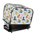 thumbnail image 1 of Fotbe Dinosaur for Two Slice Toaster Cover, Fingerprint Protector, Super Soft Appliance Cover And Dust Cover,Bread Dust Cover & Fingerprint Protection, 1 of 7